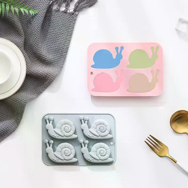 Snail Silicone Mold 4 Cavity 3 – Silicone Mold Tray recenzja i cena