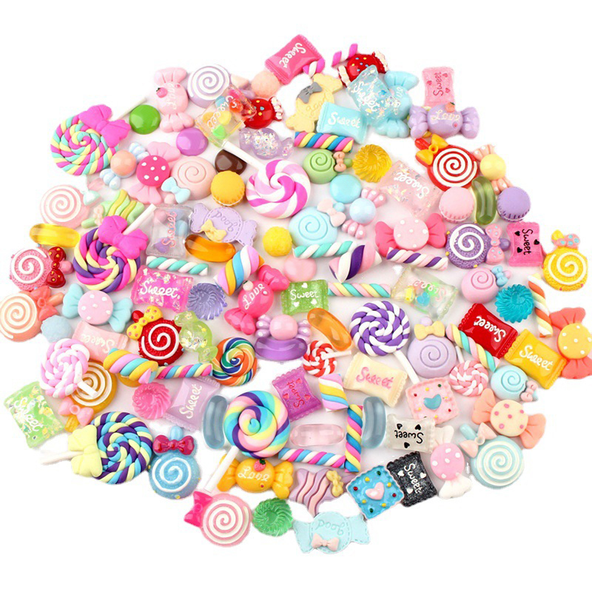 30pcs Random Candy Slime Charm – Resin Crafts recenzja i cena