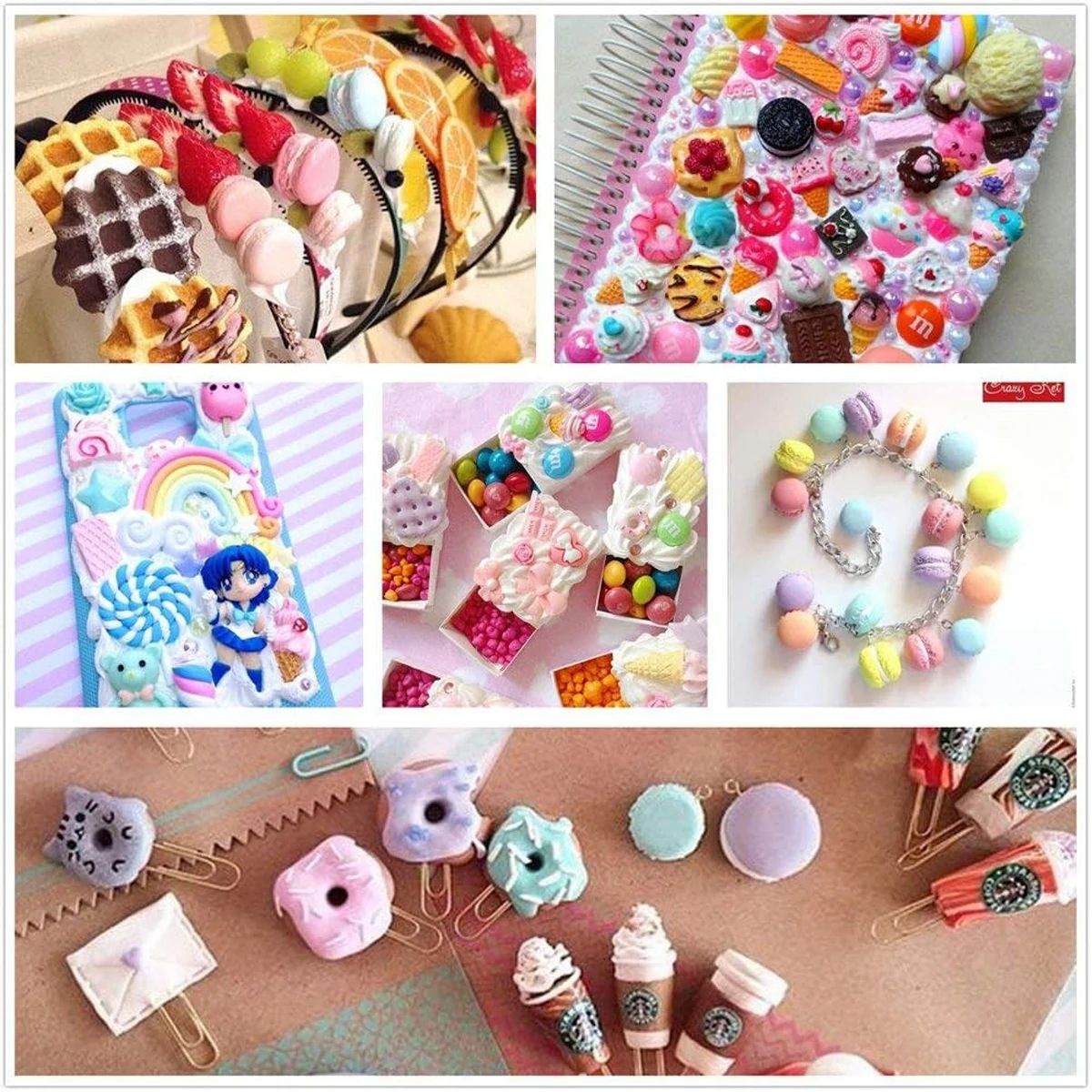 30pcs Random Candy Slime Charm – Resin Crafts recenzja i cena