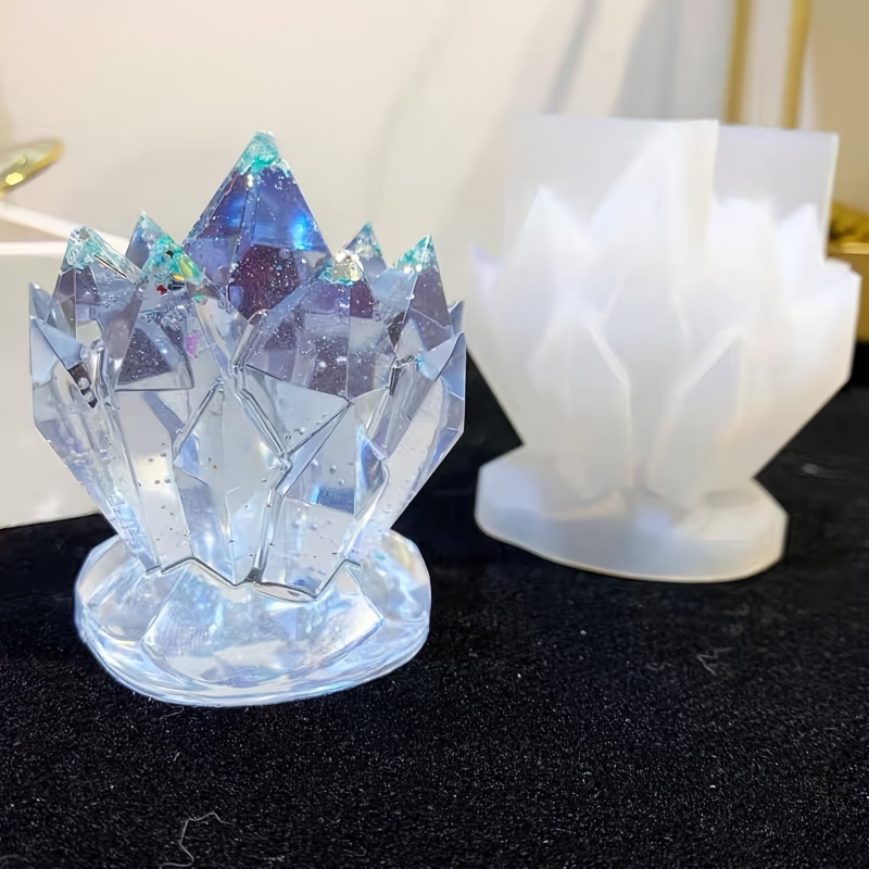 1pcCrystal Cluster Decorative  – Serving Tray Mold recenzja i cena