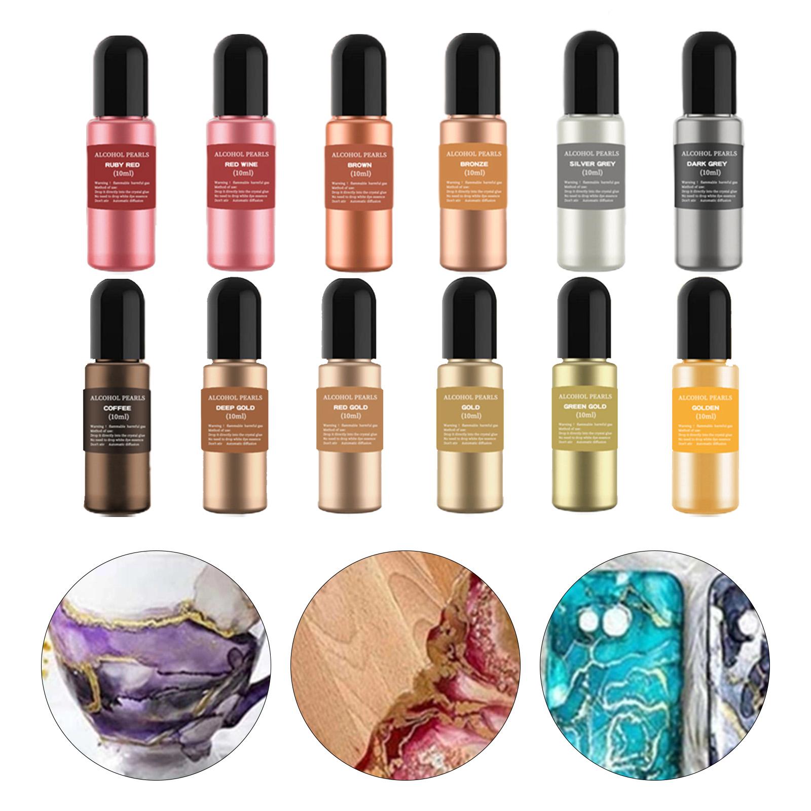 12 Bottles Metallic Alcohol In – Resin Dye Alcohol recenzja i cena