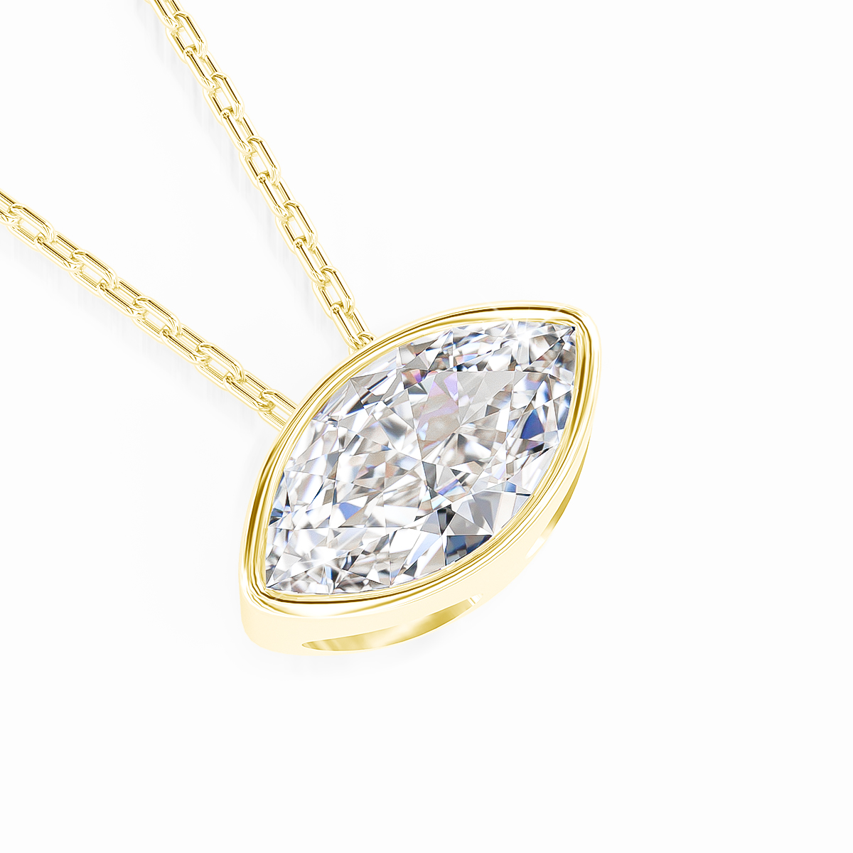 14K Gold Filled Bezel Set Marq – Bezels Set Pendant recenzja i cena