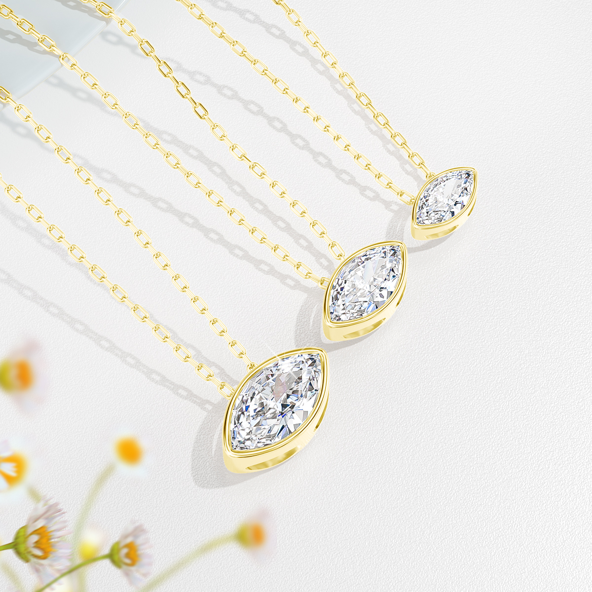 14K Gold Filled Bezel Set Marq – Bezels Set Pendant recenzja i cena