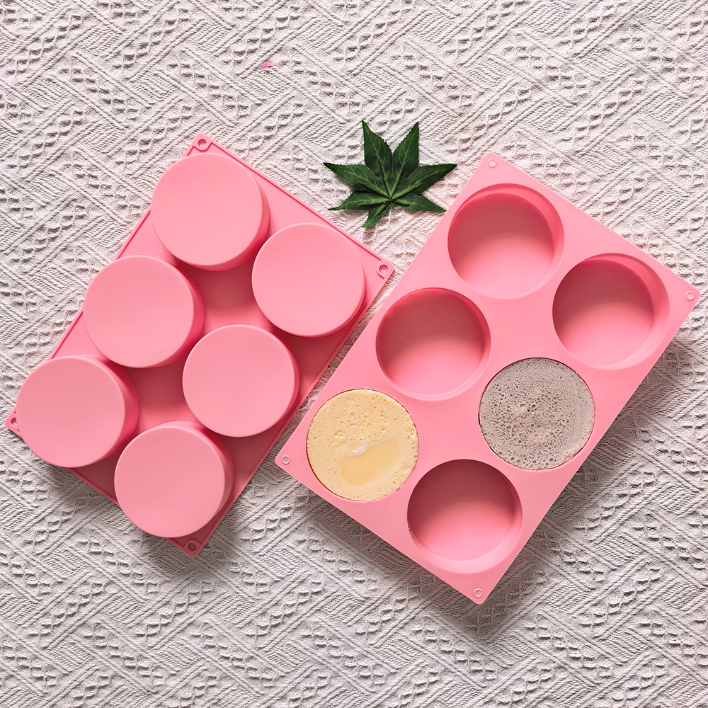 1pc 6-cavity large round disc  – Coaster Mold Round recenzja i cena
