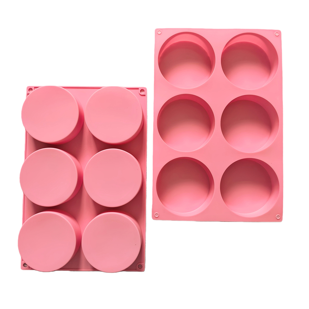1pc 6-cavity large round disc  – Coaster Mold Round recenzja i cena