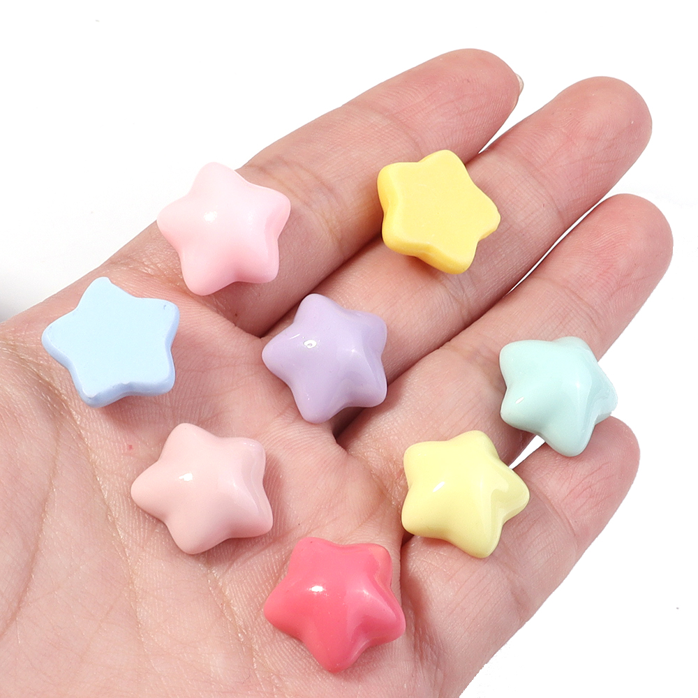50pcs/lot 16mm Colorful Star R – Resin Crafts recenzja i cena
