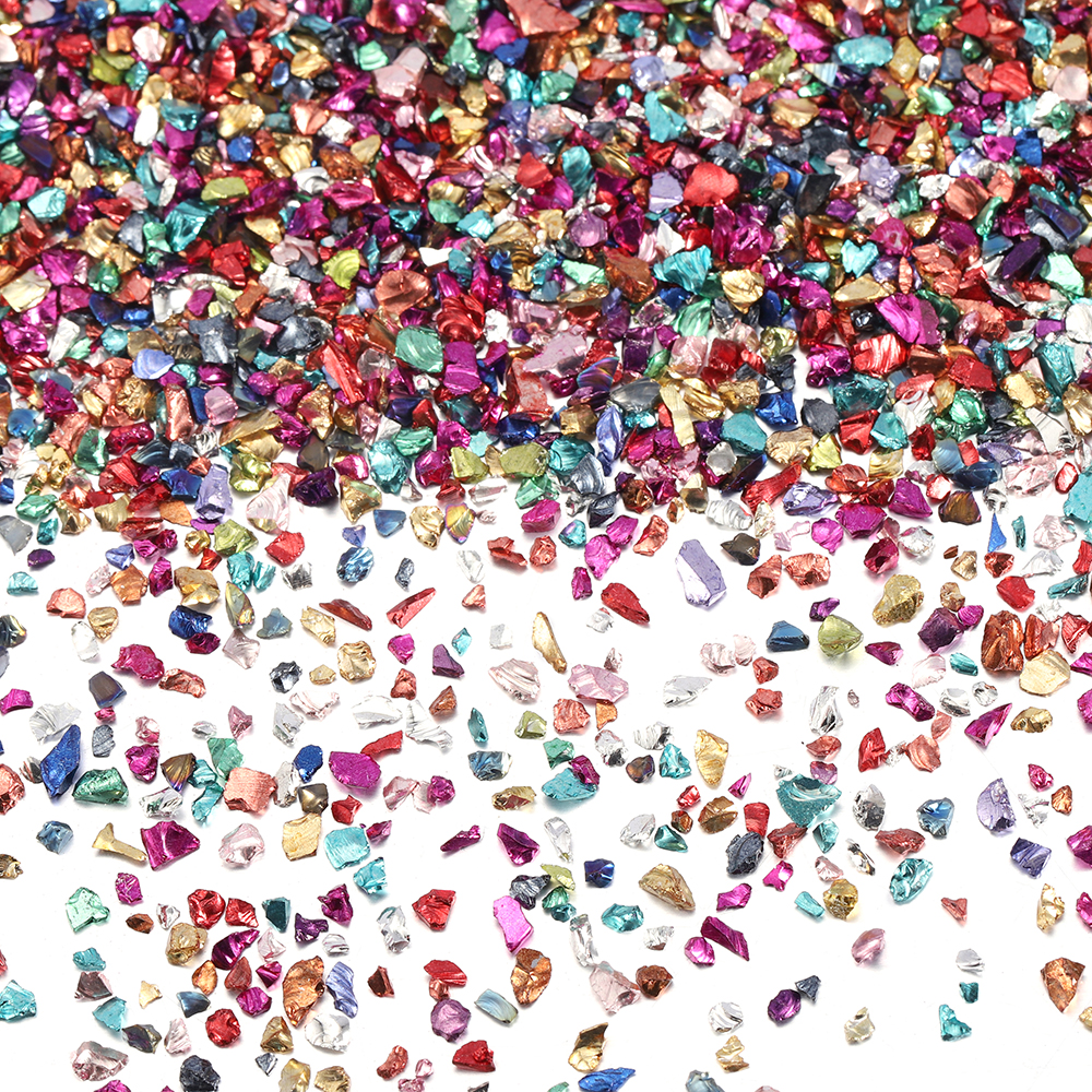 20g Crushed Glass Stones 26 Co – Gold Foil Flakes recenzja i cena