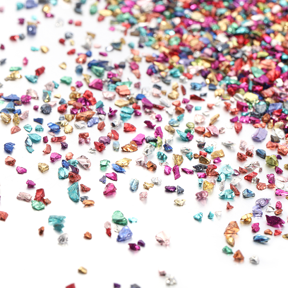20g Crushed Glass Stones 26 Co – Gold Foil Flakes recenzja i cena