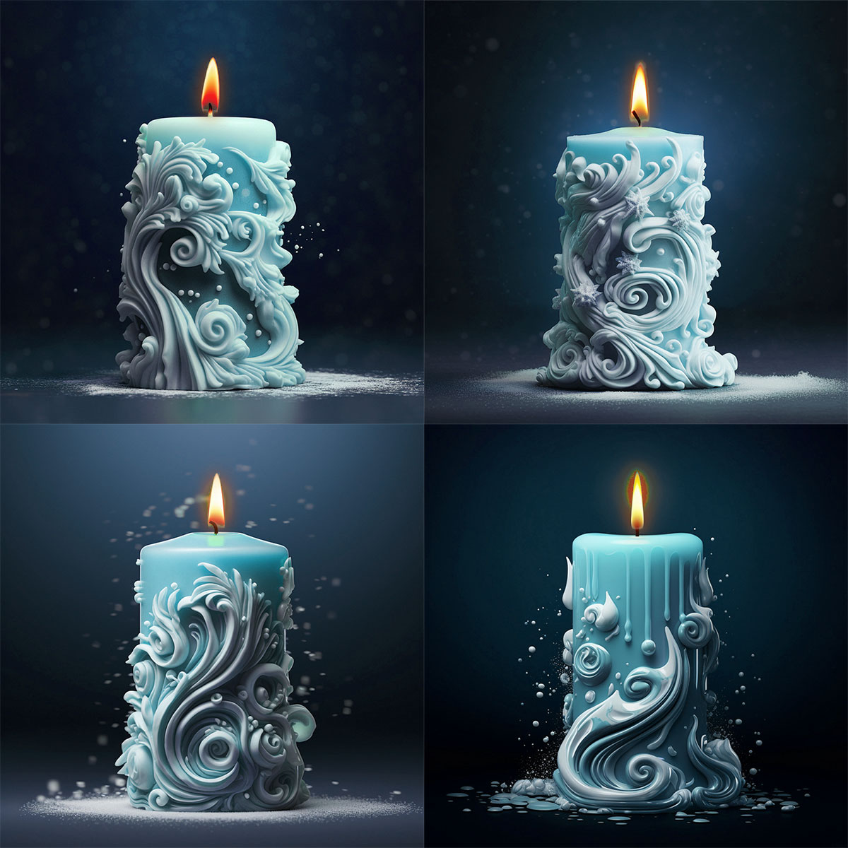 geometry Carved Cylindrical Si – Resin Ocean Wave Mold recenzja i cena