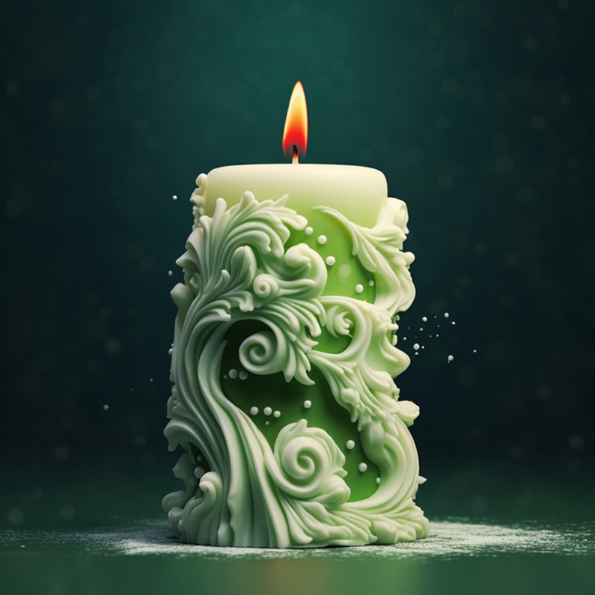 geometry Carved Cylindrical Si – Resin Ocean Wave Mold recenzja i cena