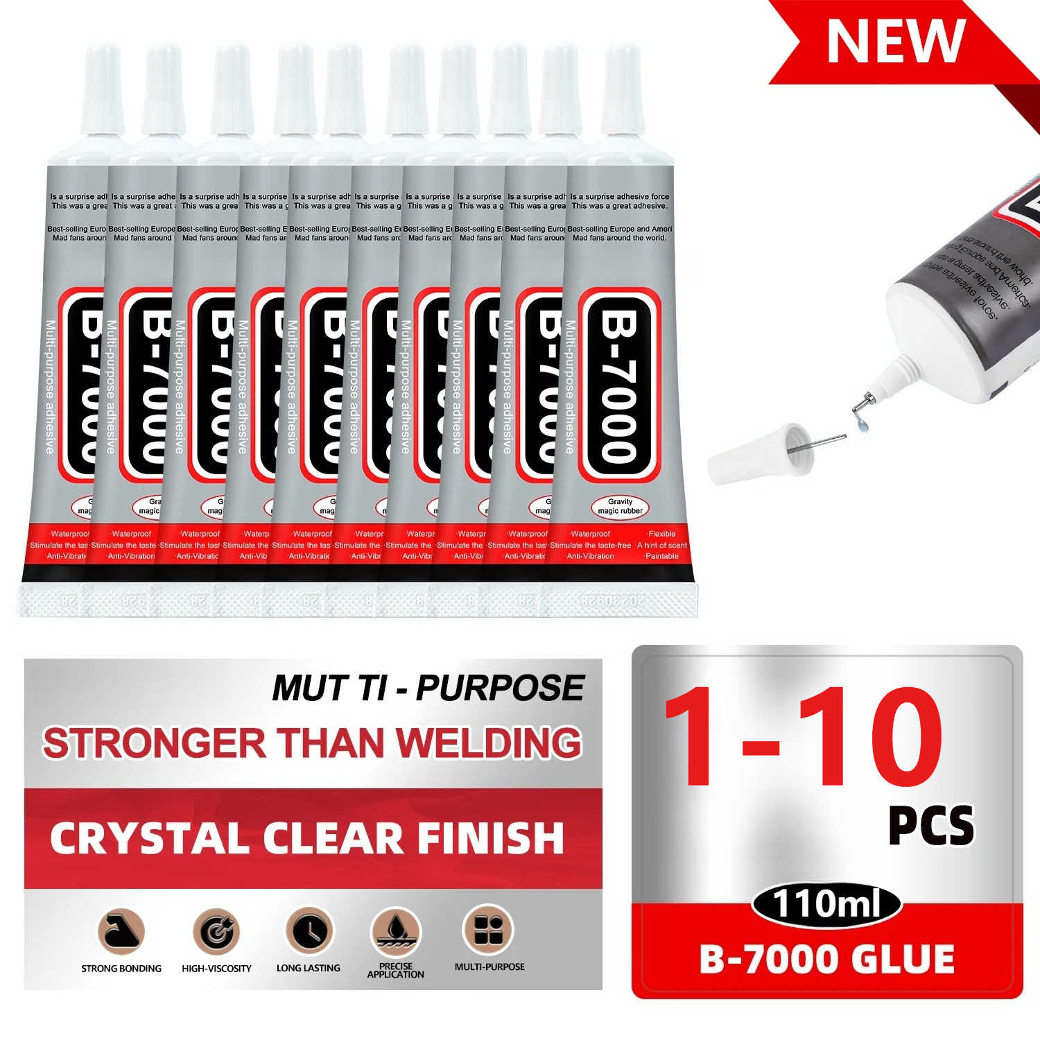 Super Glue B-7000 Loolifl 1-10 – Resin Crafts recenzja i cena