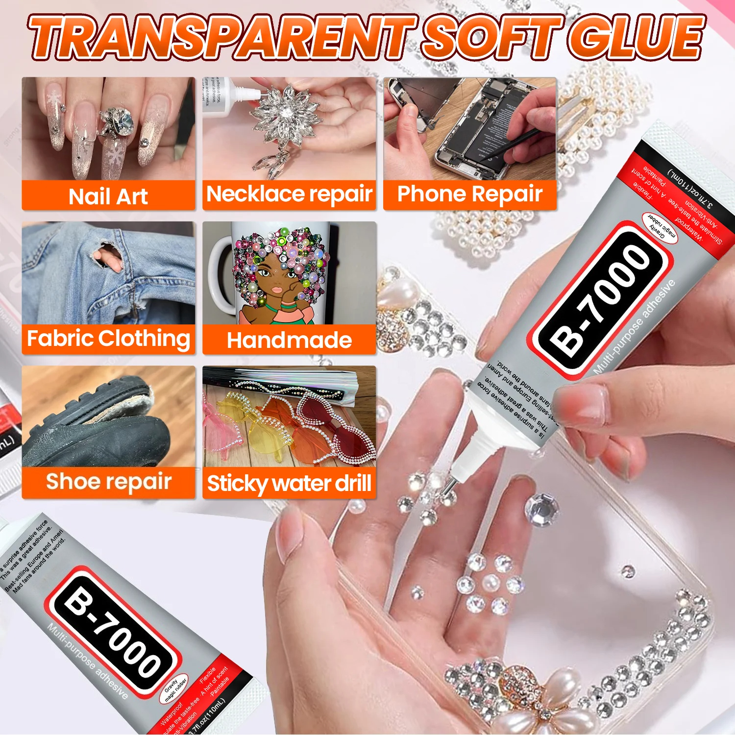 Super Glue B-7000 Loolifl 1-10 – Resin Crafts recenzja i cena
