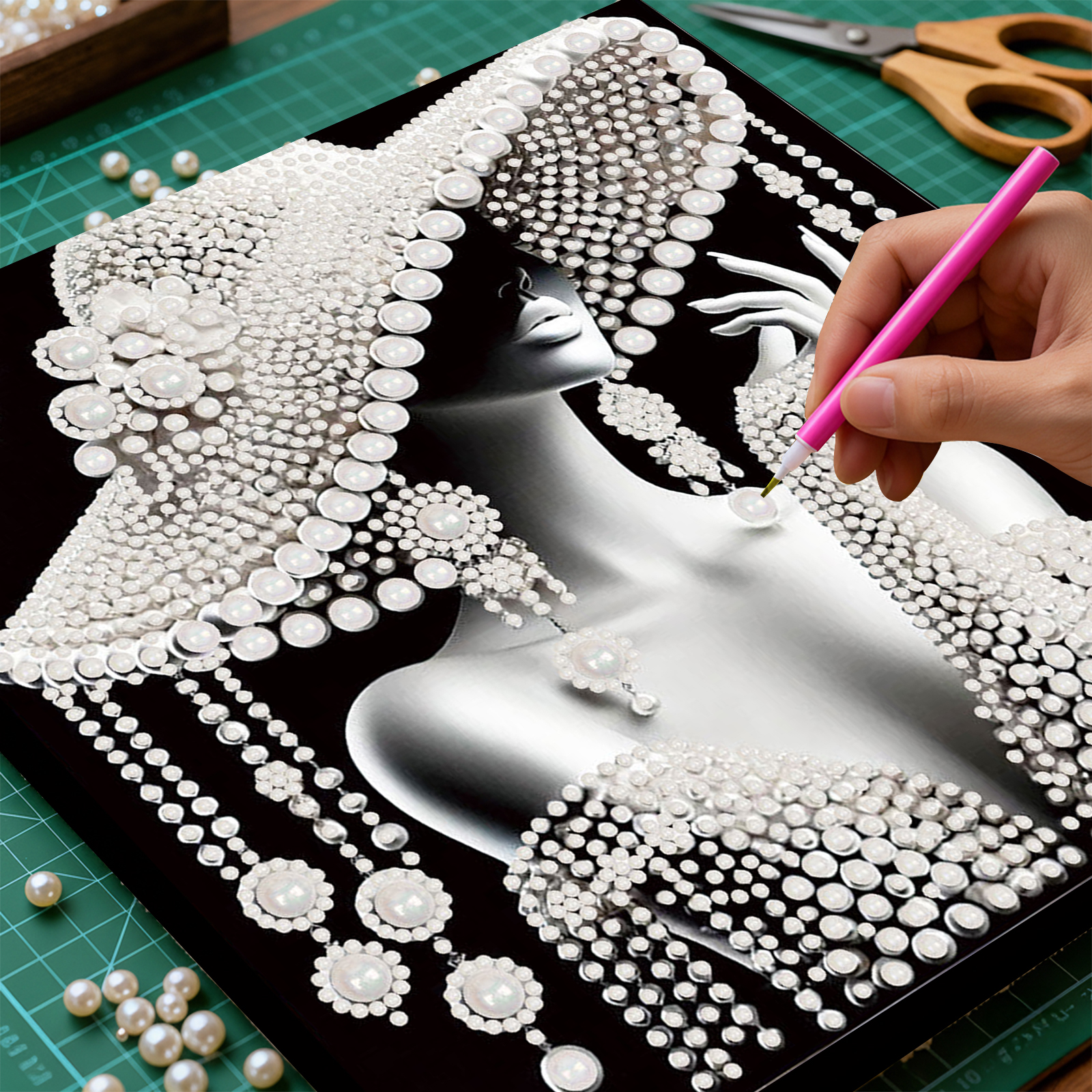 DIY Ladies Pearl Diamond Paint – Resin Craft For Beginners recenzja i cena