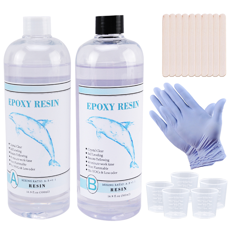 1:1 Clear Epoxy Resin Crystal  – Resin Pigment Set recenzja i cena
