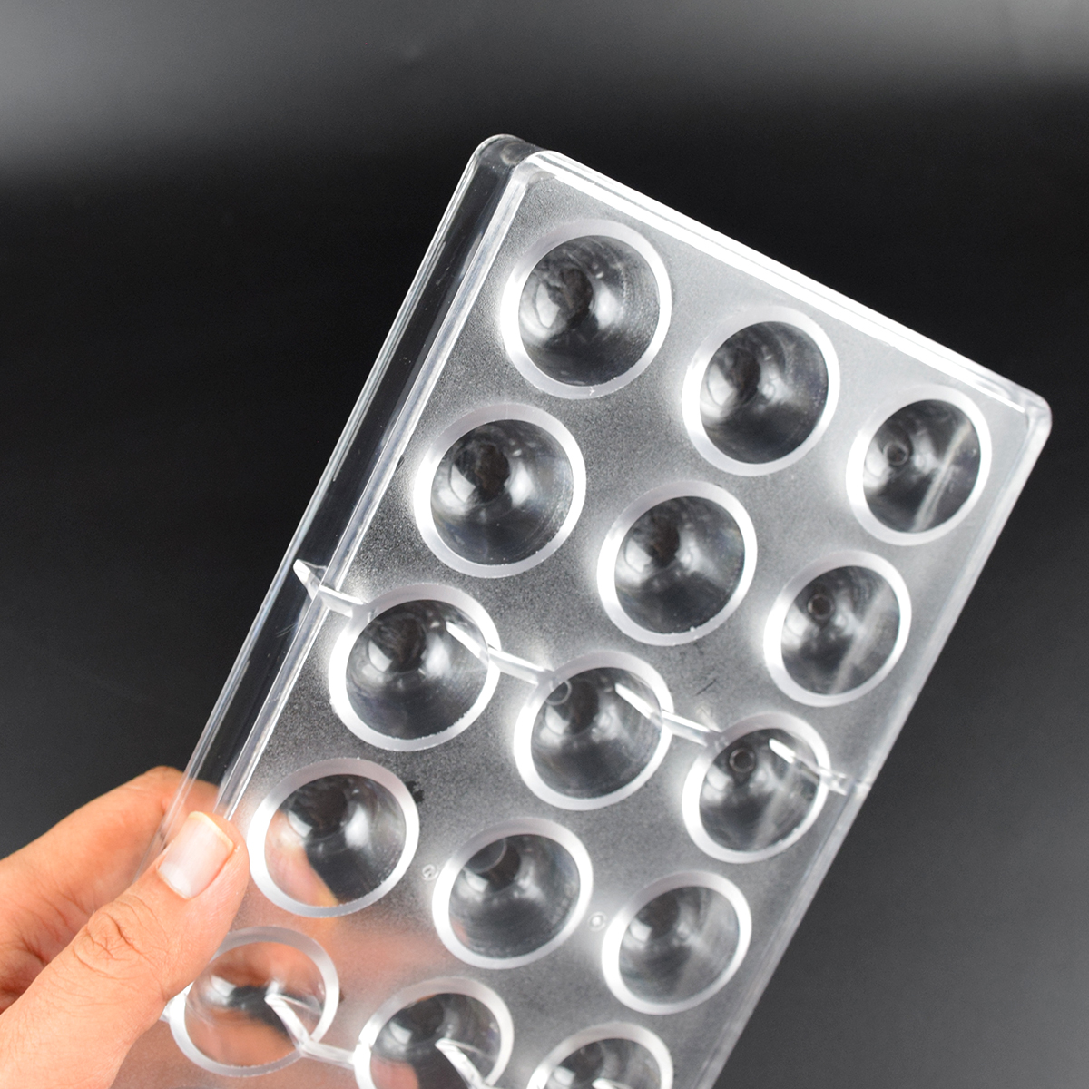 21 Cavity Dome Chocolate Mold  – Dome Mold Clear recenzja i cena