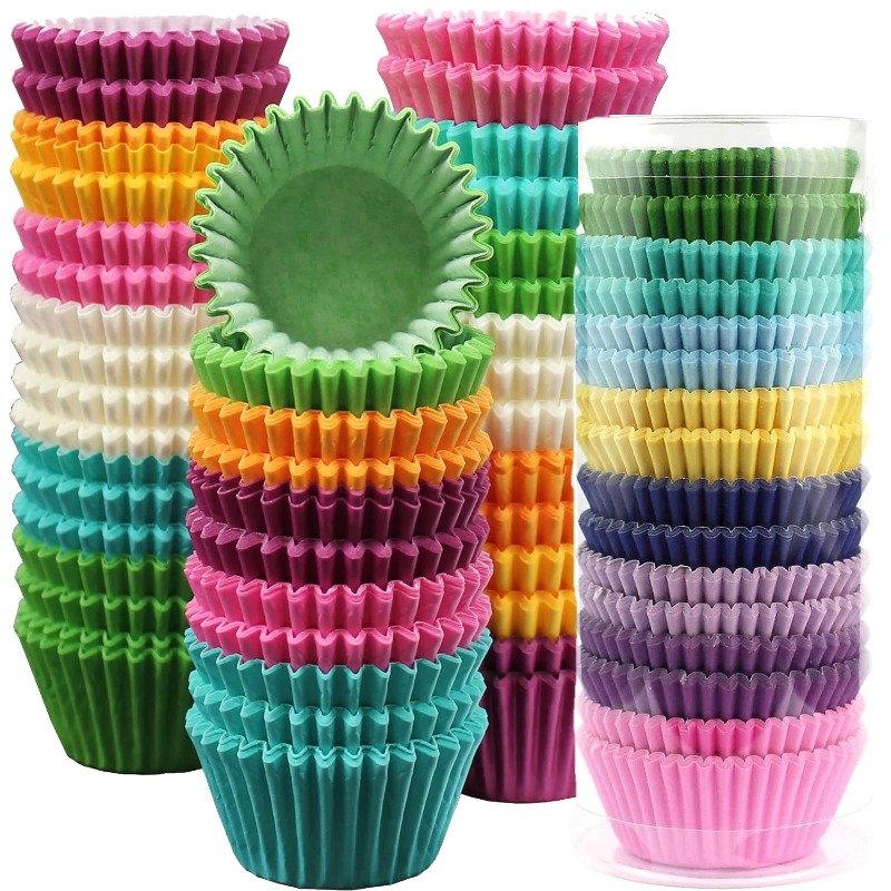 100pcs Mix Baking Cups Cupcake – Mixing Cup Silicone recenzja i cena