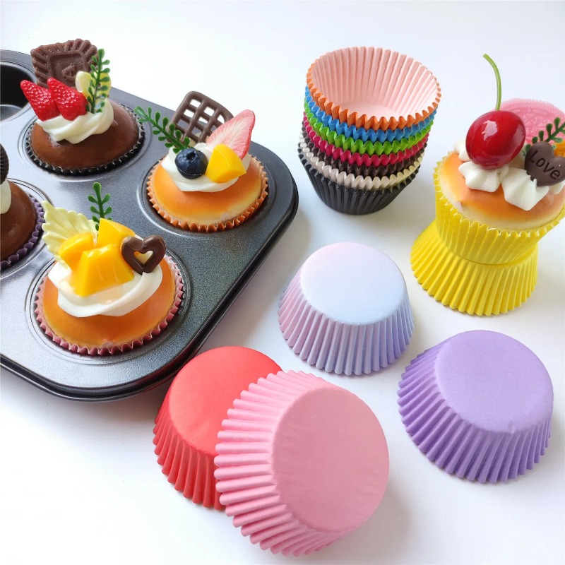 100pcs Mix Baking Cups Cupcake – Mixing Cup Silicone recenzja i cena