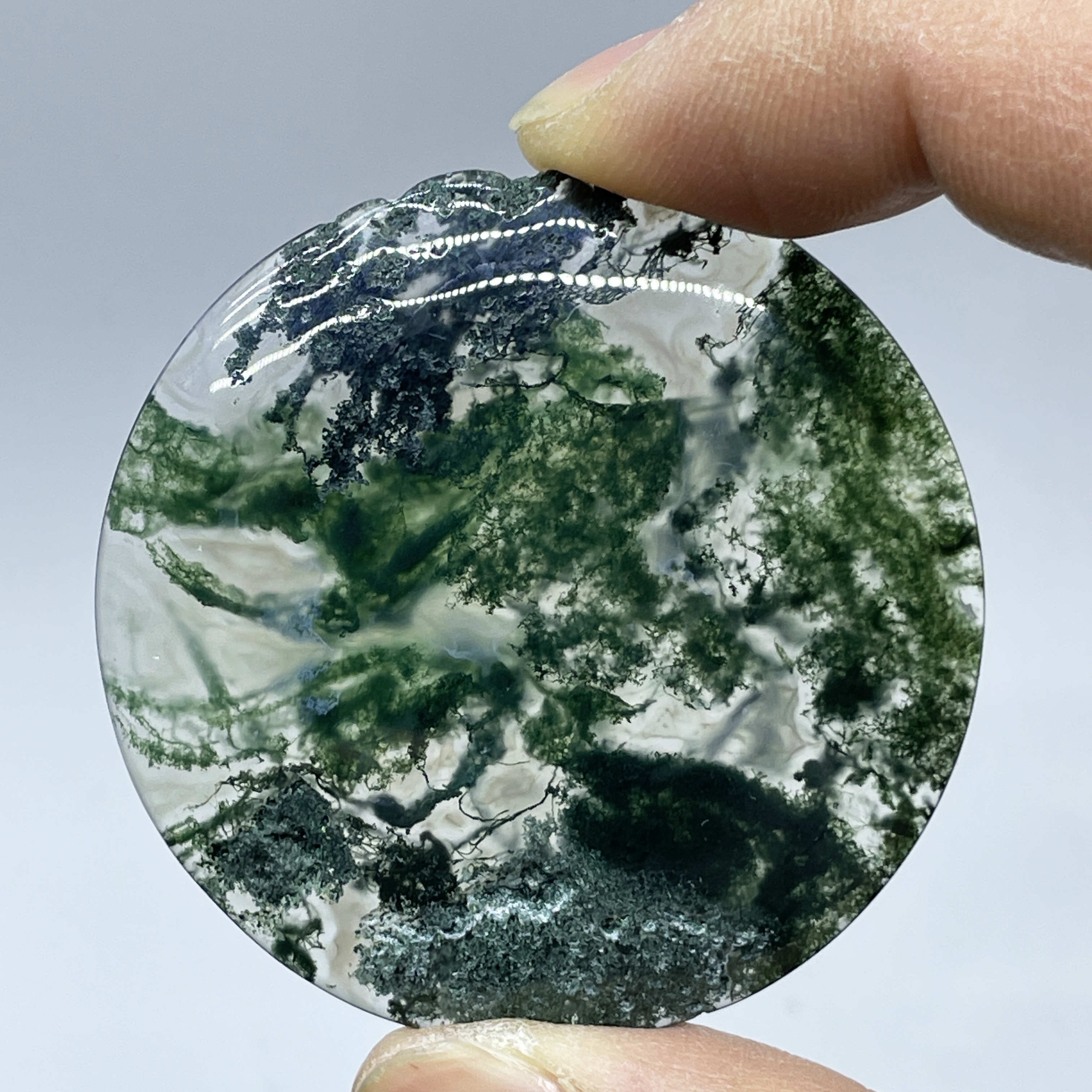 Natural Crystal Moss Agate Wat – Terrarium Moss Art recenzja i cena