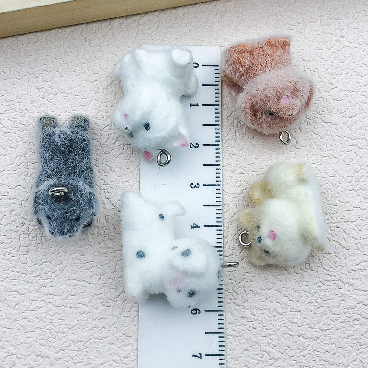 5pcs&1pc Flocked Resin Animal  – Resin Craft Kit recenzja i cena