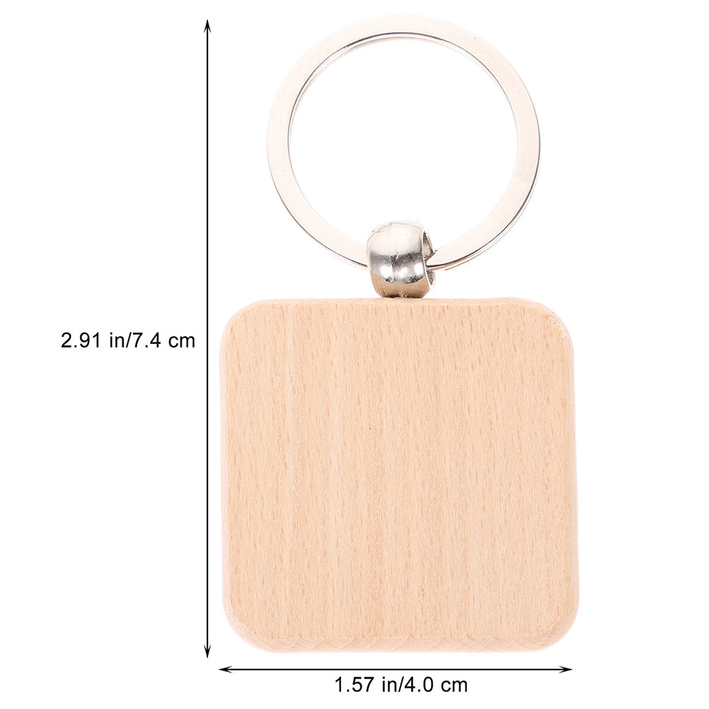 12Pcs Wooden Keychain Blanks U – Wood Ring Blank recenzja i cena