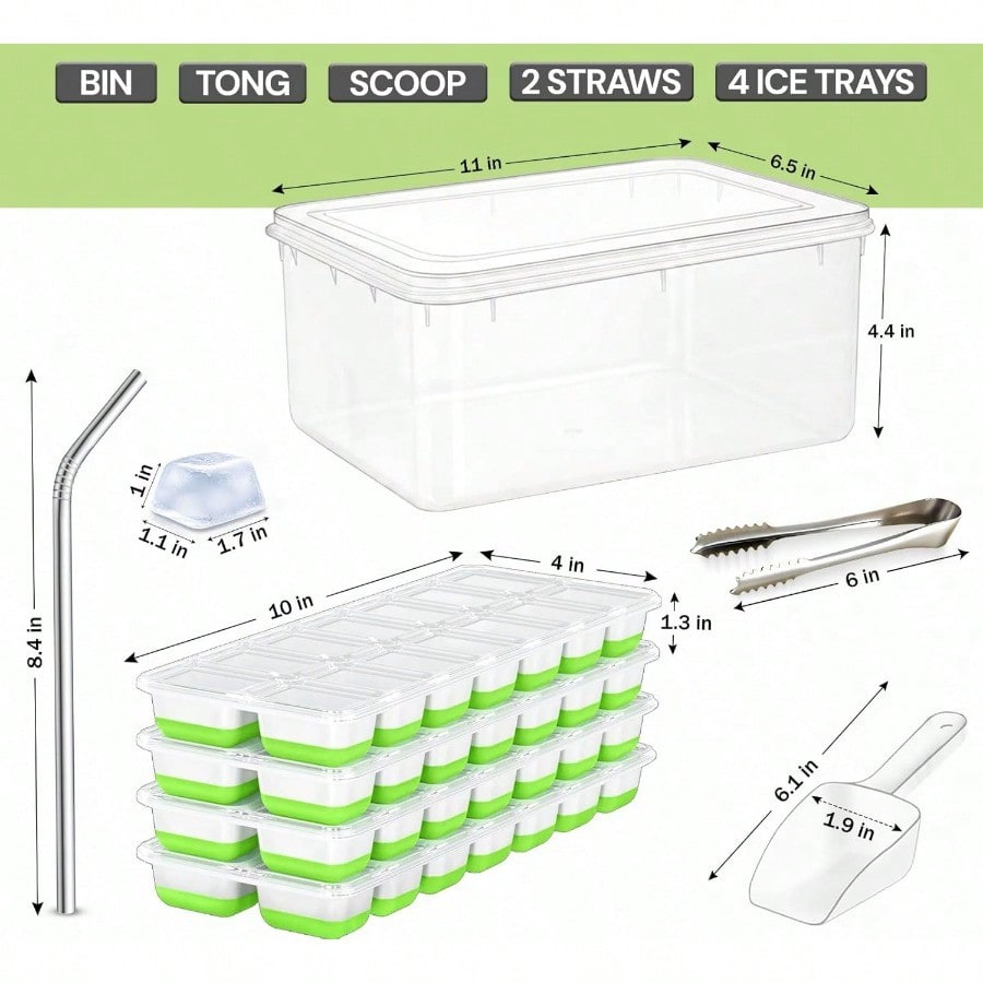 56pcs Tray With Lid And Bin –  – Silicone Mold Tray recenzja i cena