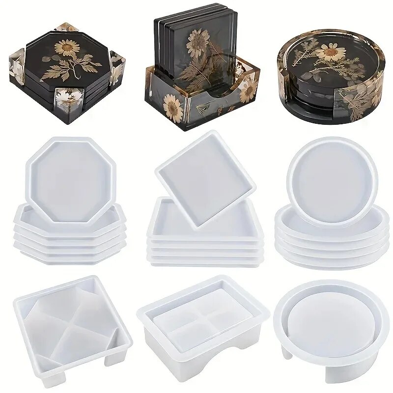 Coaster Resin Molds Set Includ – Serving Tray Mold recenzja i cena