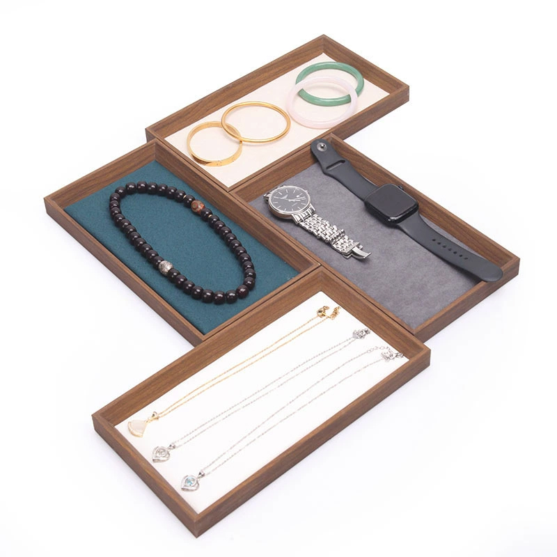 Brown Wood Empty Jewelry Tray  – Wood Ring Blank recenzja i cena