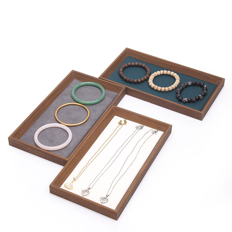 Brown Wood Empty Jewelry Tray  – Wood Ring Blank recenzja i cena