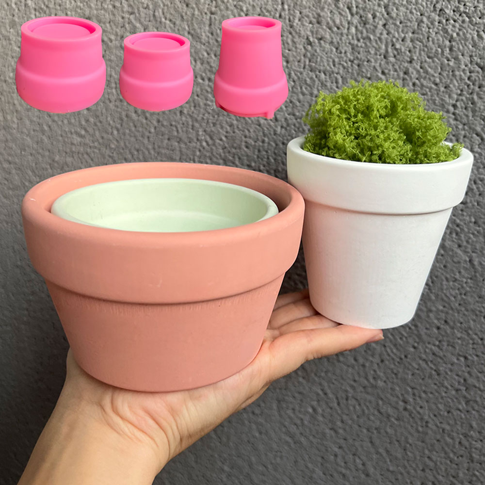 Large Concrete Plant Pot Silic – Coaster Mold Round recenzja i cena