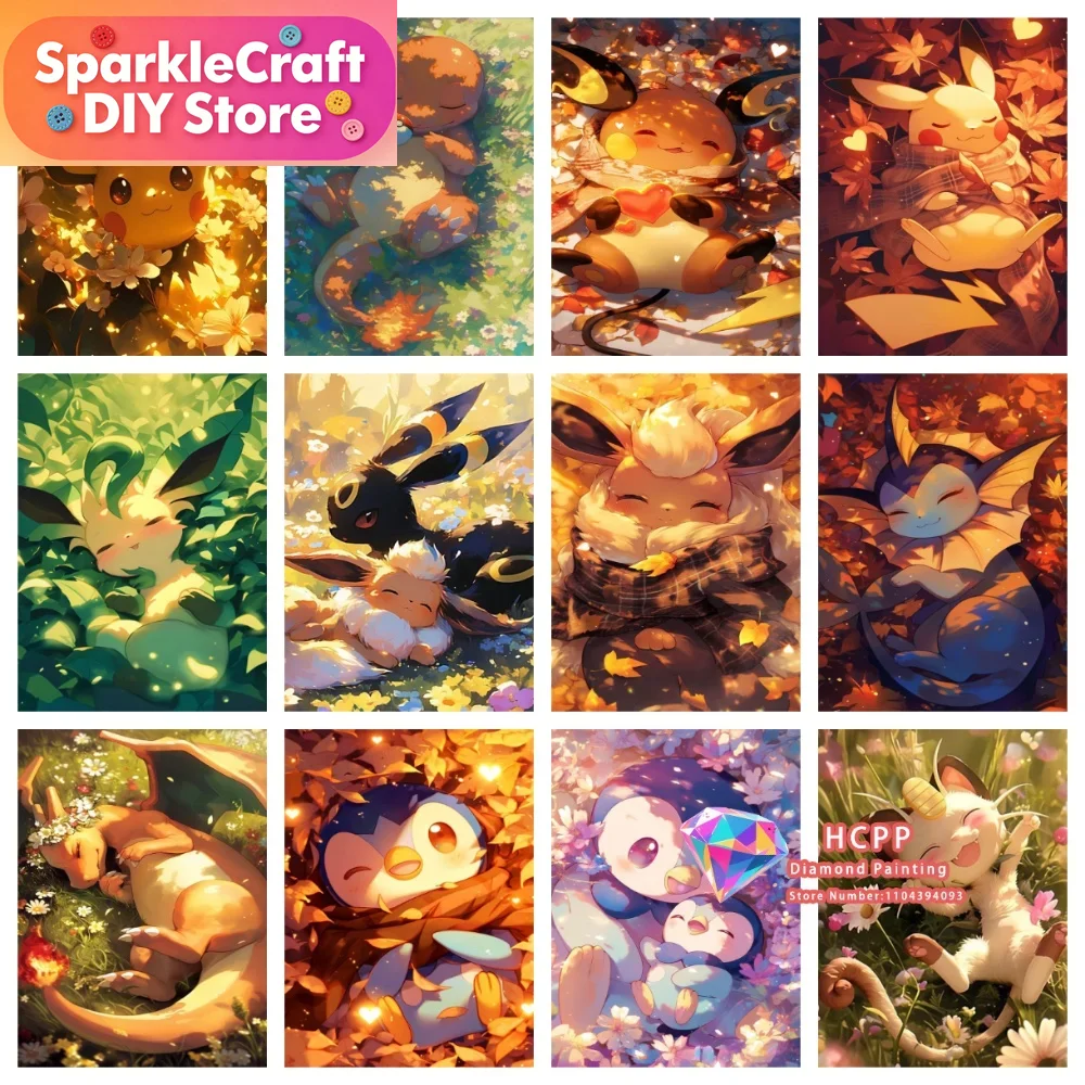 1pc frameless Cartoon Pokemon  – Resin Craft Kit recenzja i cena