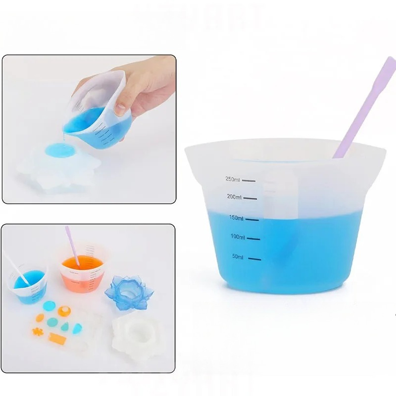 1pc Creative Simple 500ml /250 – Mixing Cup Silicone recenzja i cena