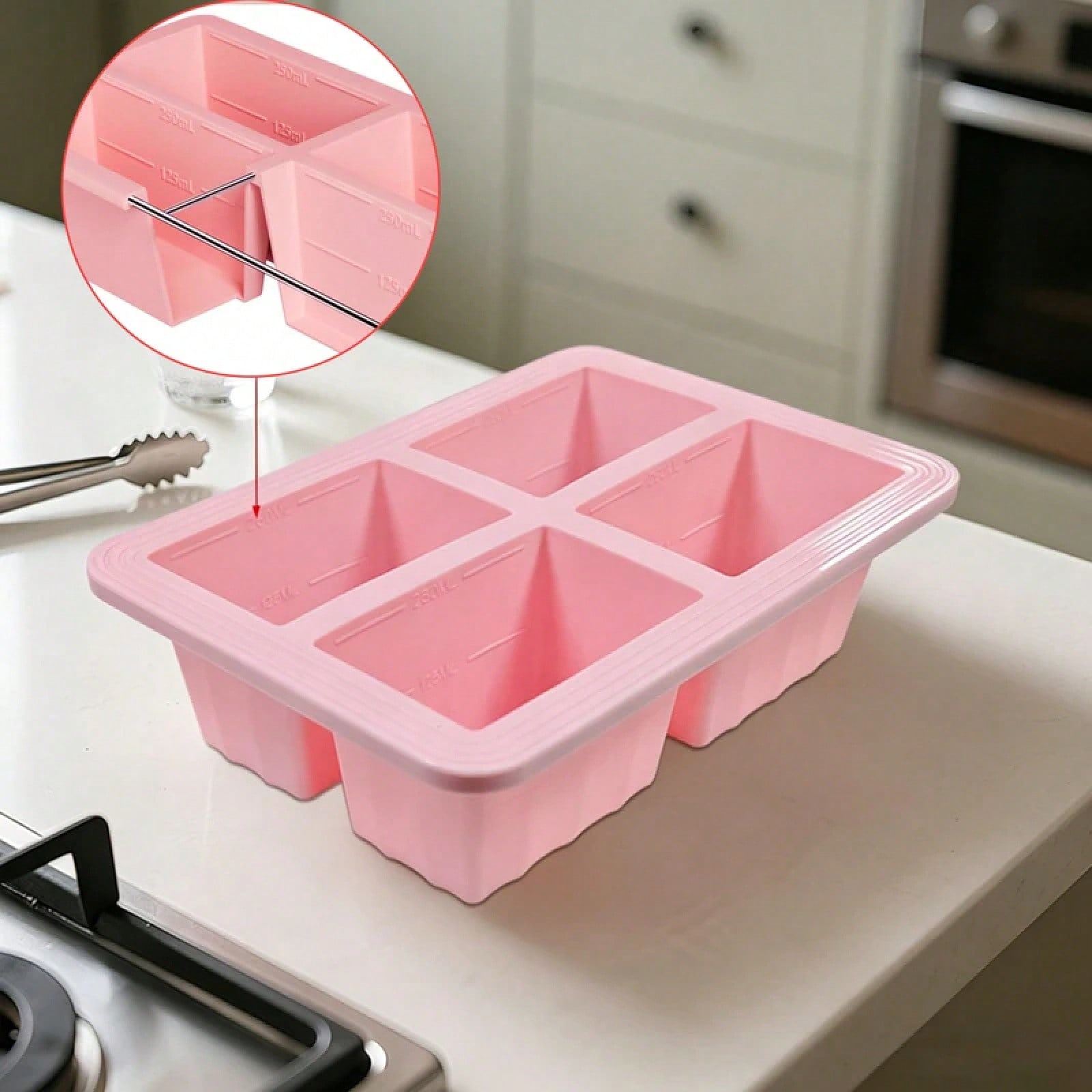 Reusable Silicone Soup Freezer – Silicone Mold Tray recenzja i cena