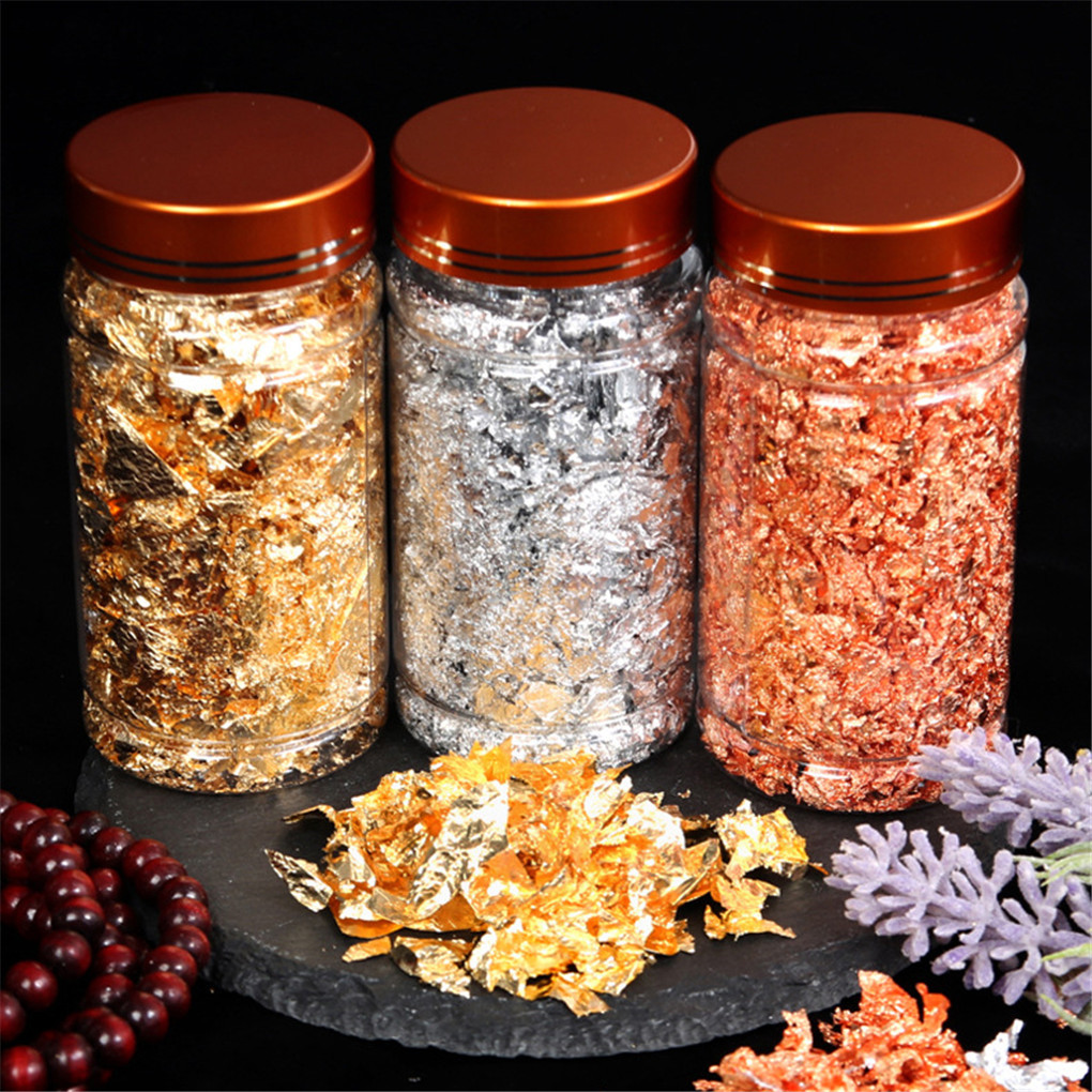 Shiny Genuine Gold Leaf Schabi – Gold Foil Flakes recenzja i cena