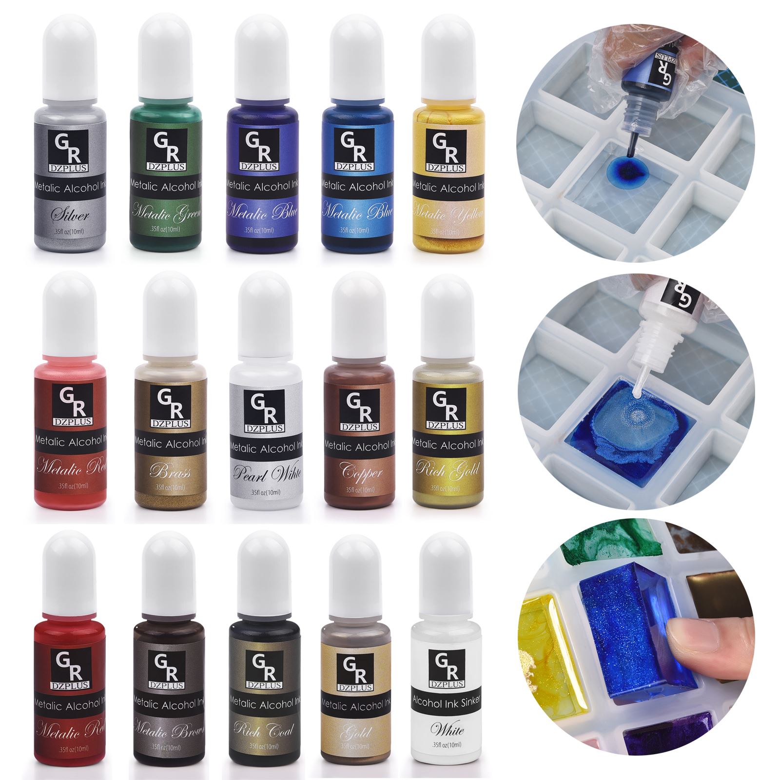 1 Set Resin Pigment Kit Art In – Resin Dye Alcohol recenzja i cena