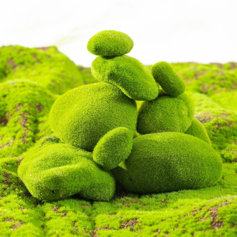 10pcs Artificial Moss Stones F – Terrarium Moss Art recenzja i cena