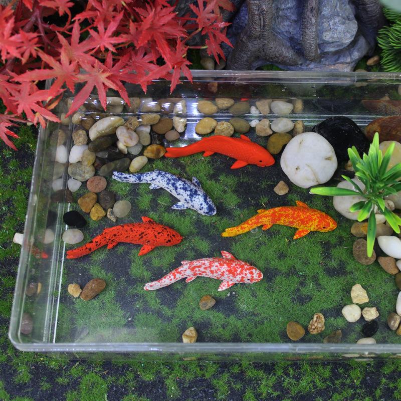 Gift Cartoon Mini Koi Fish Orn – Resin Crafts Diy recenzja i cena