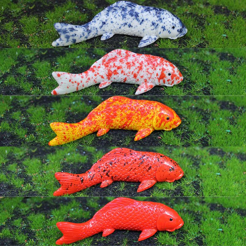 Gift Cartoon Mini Koi Fish Orn – Resin Crafts Diy recenzja i cena