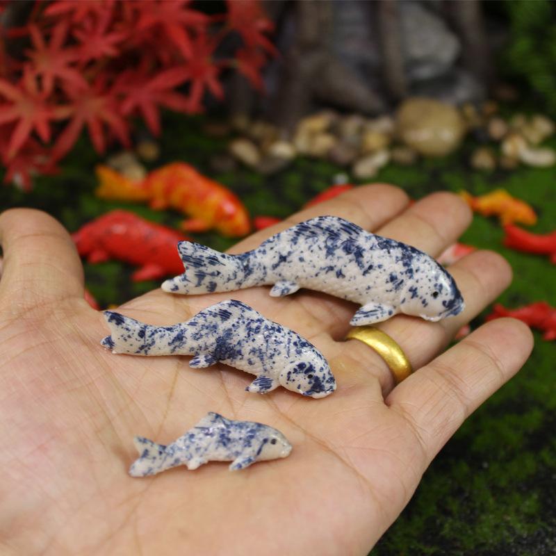 Gift Cartoon Mini Koi Fish Orn – Resin Crafts Diy recenzja i cena