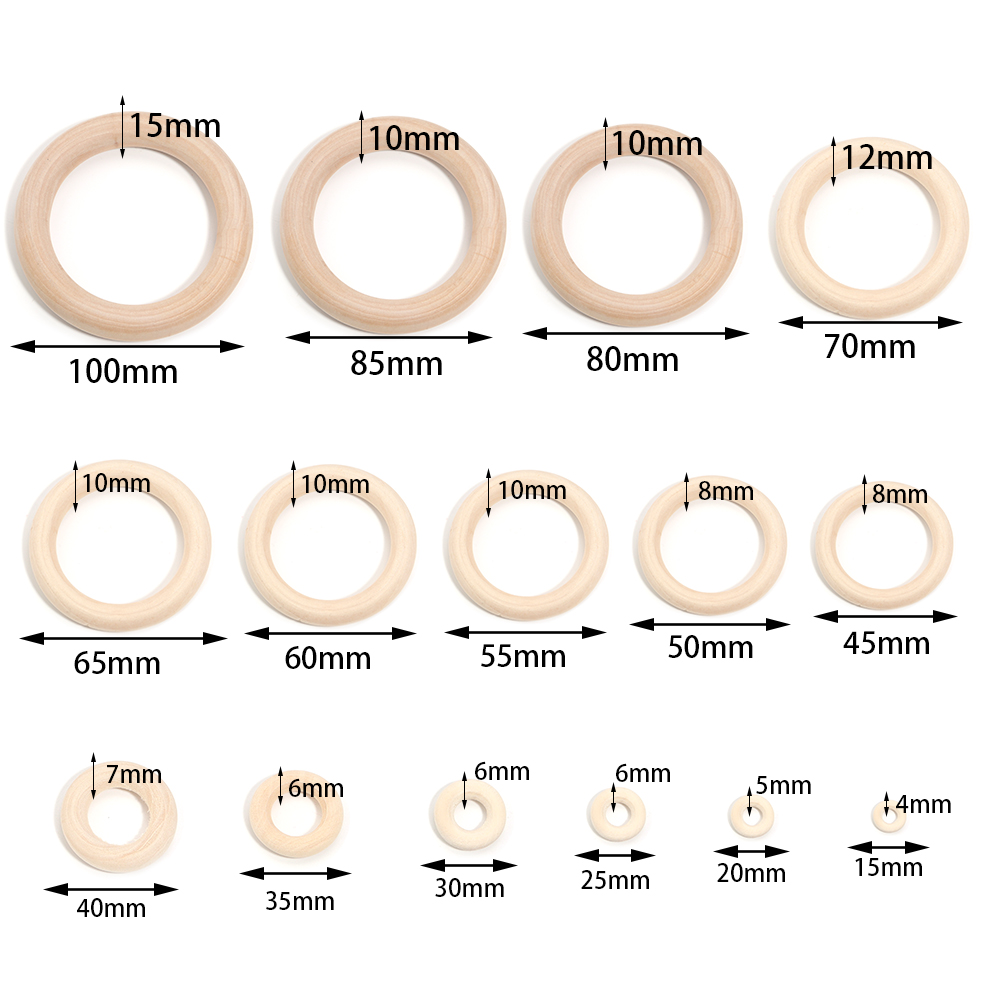 2-10pcs/lot Round Natural Wood – Wood Ring Blank recenzja i cena