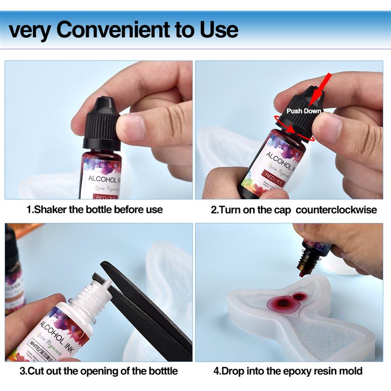 1 Set Epoxy Resin Pigment Kit  – Resin Dye Alcohol recenzja i cena