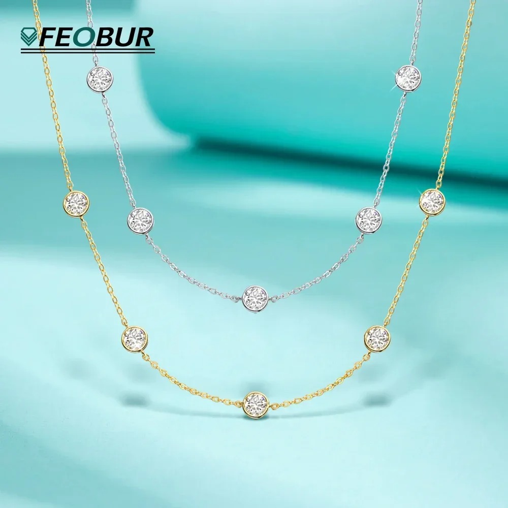 GRA Certified 5mm Moissanite N – Bezels Set Pendant recenzja i cena