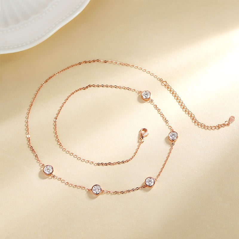 GRA Certified 5mm Moissanite N – Bezels Set Pendant recenzja i cena
