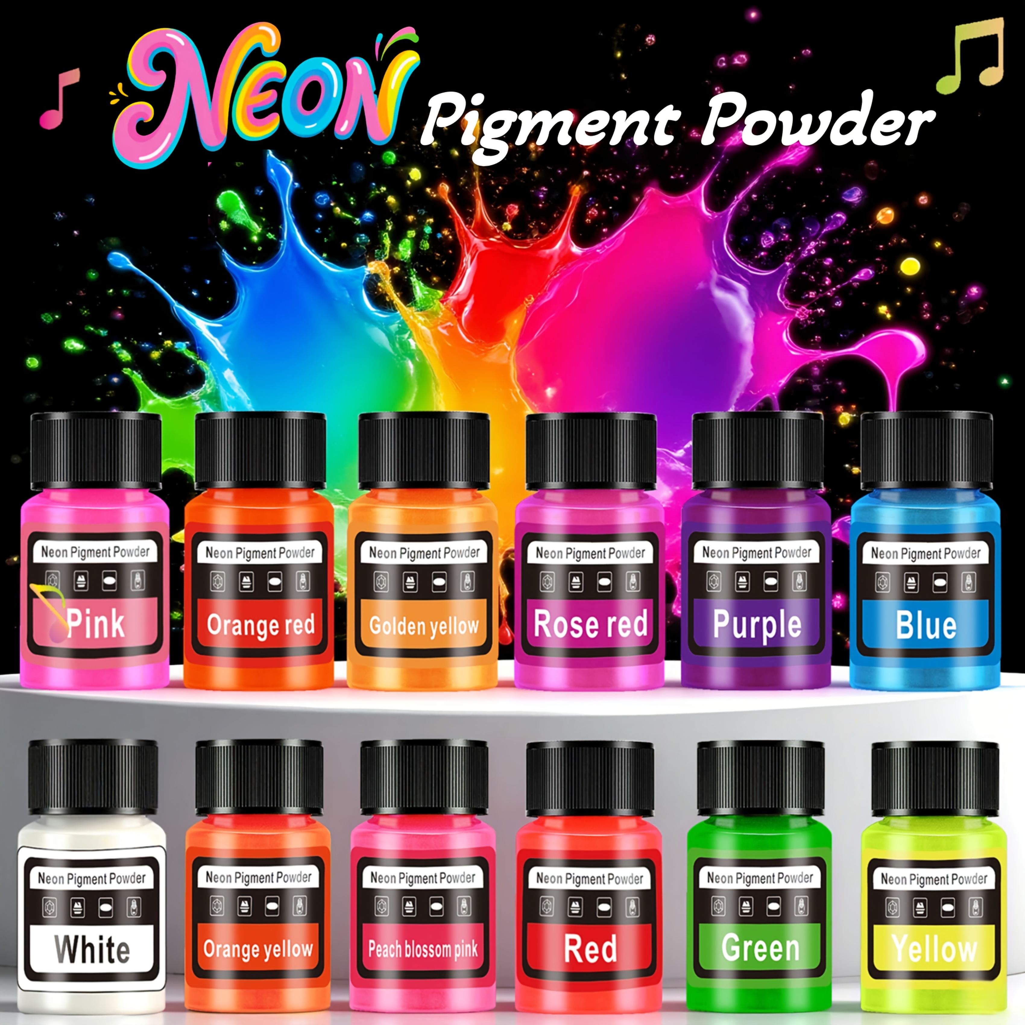 Fluorescent Powder/Neon Resin  – Resin Pigment Set recenzja i cena